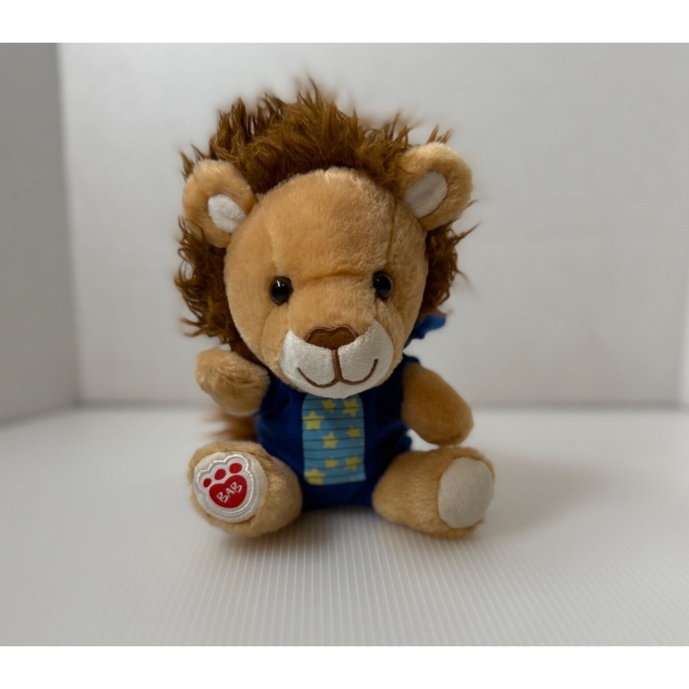 BUILD A BEAR Baby Lion Smallfrys Plush Mini Small Buddies with Dragon Pajamas‎